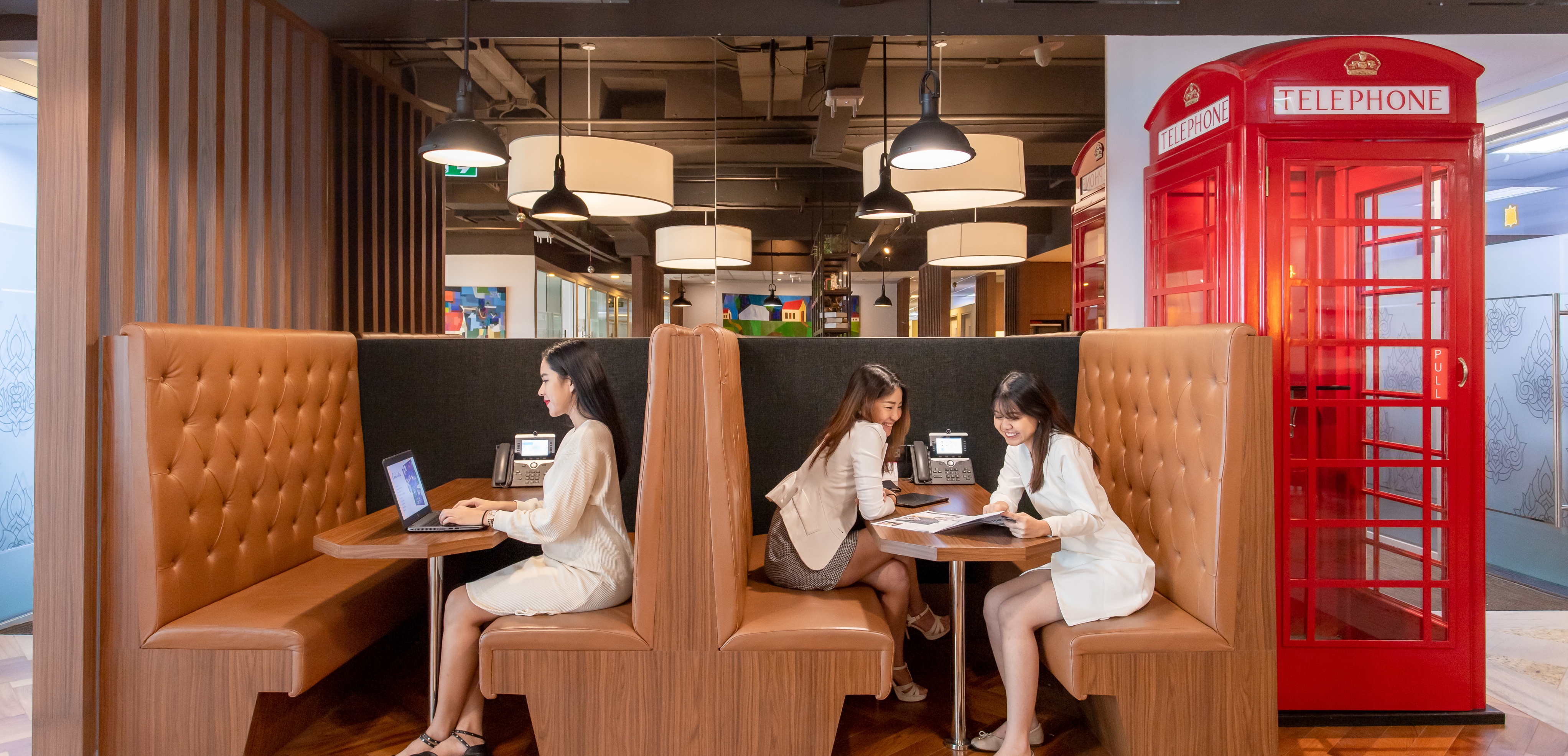 Serviced Office, Bangkok, Thailand, Booth Seats